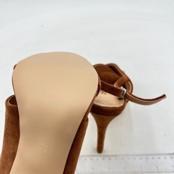 FSJ Women Elegant Slingback Sandals Stiletto High Heel Peep Toe Crisscross - Picture 6 of 8